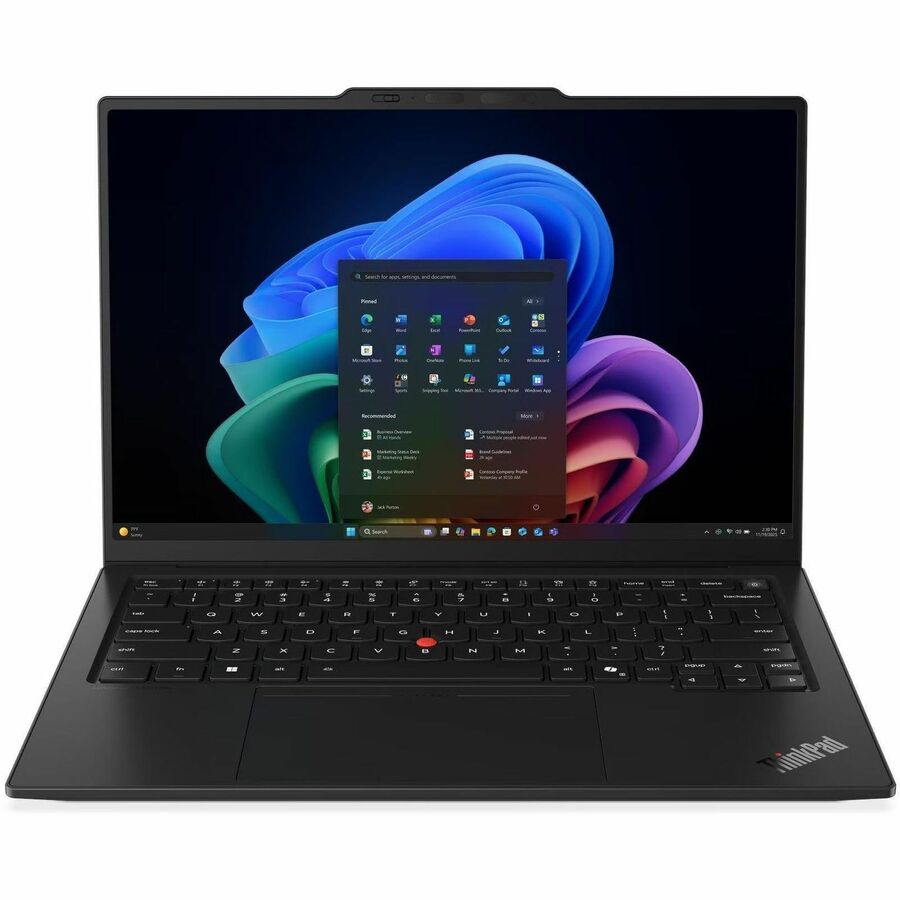 Lenovo ThinkPad X1 Carbon Gen 14 Aura Edition 21V700ALUS 14" Touchscreen Copilot+ PC Notebook - WUXGA - 60 Hz - Intel Core Ultra 7 Series 3 365 - vPro Technology - Intel Evo Platform - 32 GB - 512 GB SSD - English Keyboard - Black