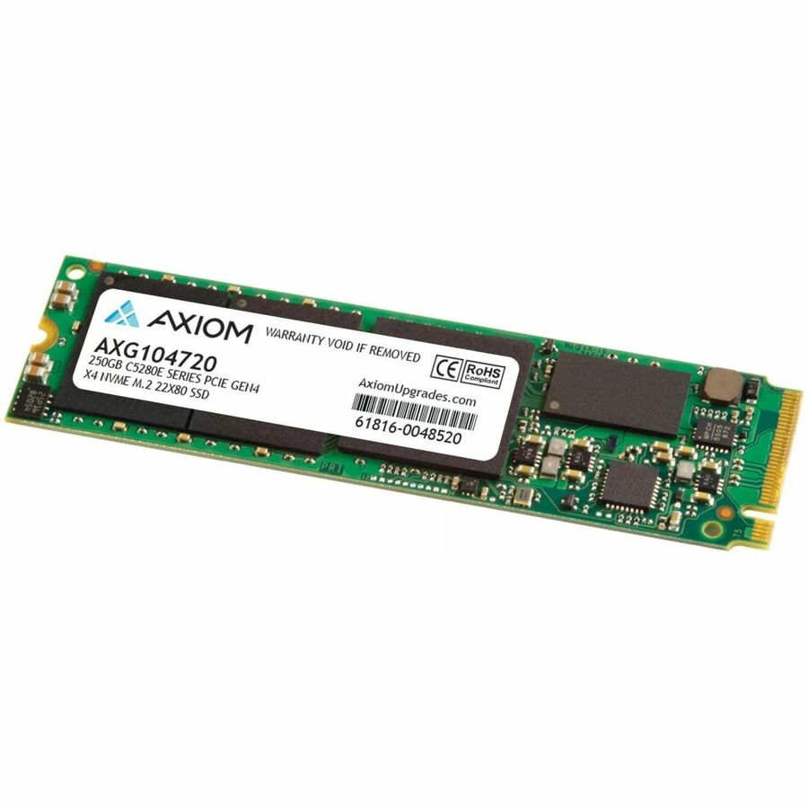 Axiom C5280e 250 GB Solid State Drive - M.2 2280 Internal - PCI Express NVMe (PCI Express NVMe 4.0 x4) - TAA Compliant