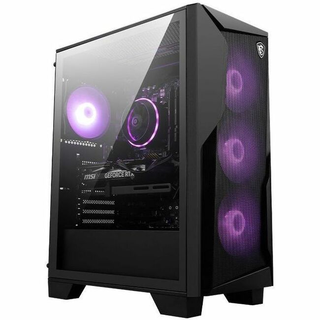 MSI Codex Z2 B8NVM-800US Gaming Desktop PC - AMD Ryzen R5-8400F, GeForce RTX 5060 Ti 8G, 16GB DDR5, 1TB NVMe SSD, Windows 11 Home, Black