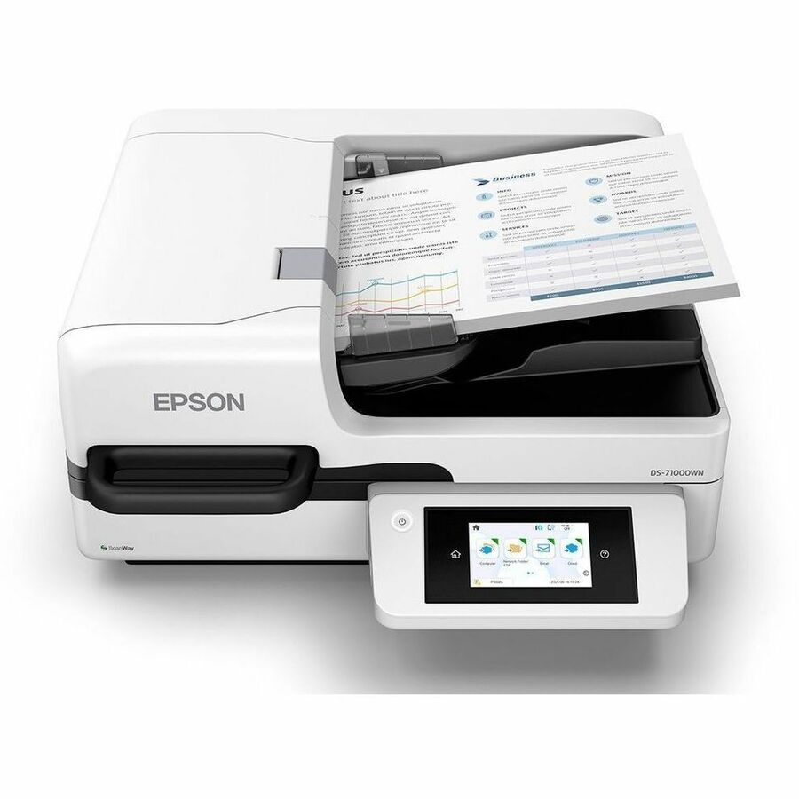Epson DS-71000WN Flatbed/ADF Scanner - 600 dpi Optical