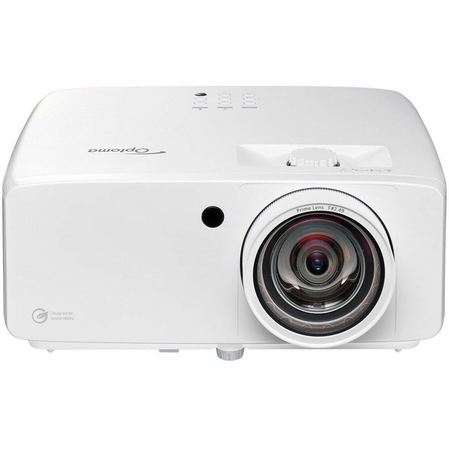 Optoma ZK521ST 3D Short Throw DLP Projector - 16:9 - Wall Mountable - White