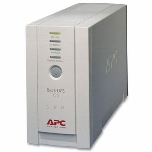 APC Back-UPS CS 500VA, 120V, beige, 6 NEMA outlets (3 surge)