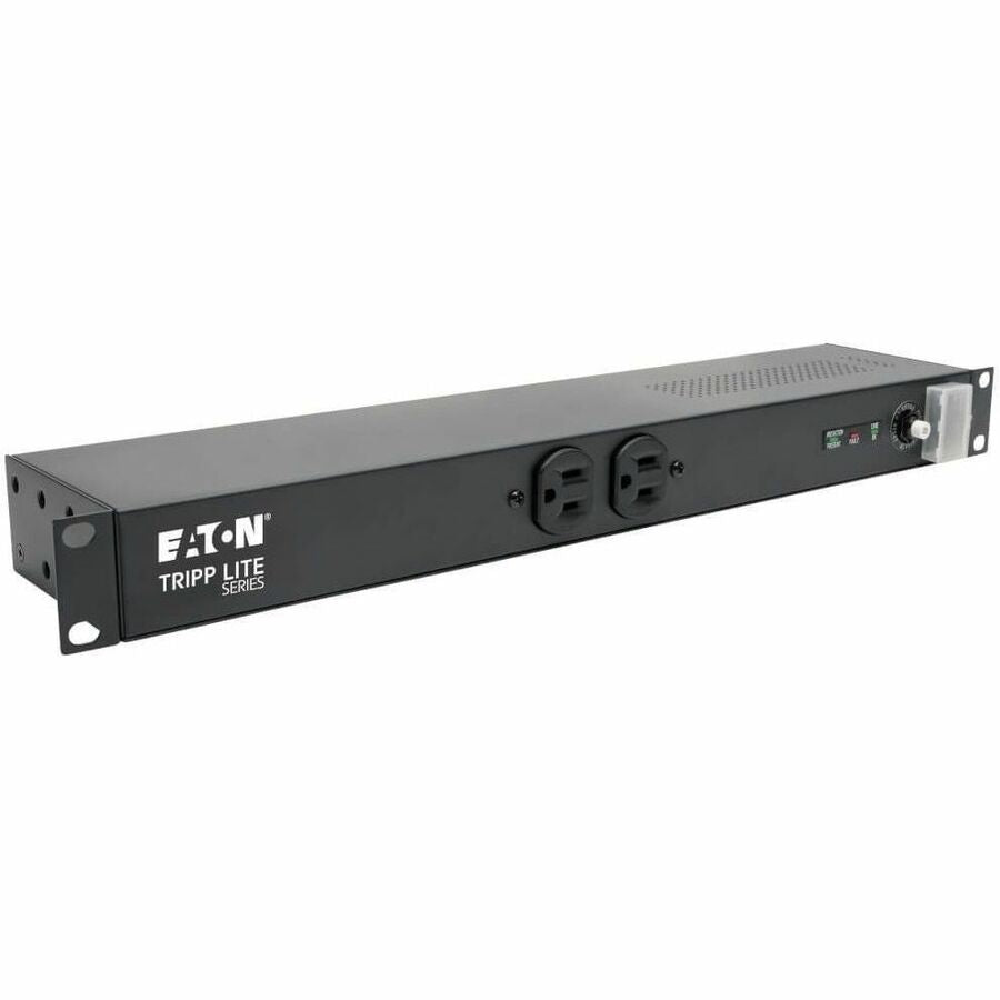 Tripp Lite by Eaton Isobar 12-Outlet Network Server Surge Protector 15 ft. (4.57 m) Cord with L5-20P Plug 3840 Joules Diagnostic LEDs 1U Rackmount