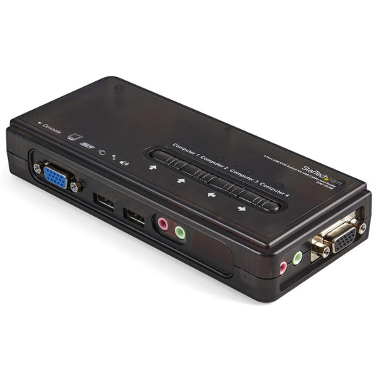 StarTech SV411KUSB - KVM / audio switch - USB - 4 ports - 1 local user