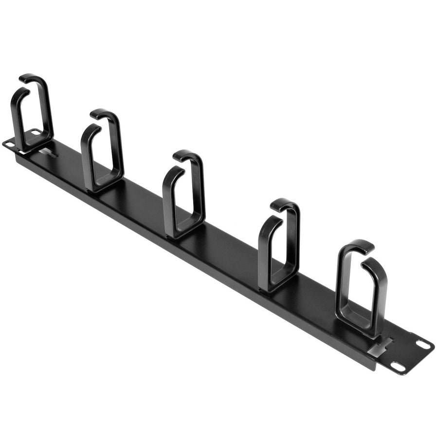 StarTech 1U 19in Metal Rackmount Cable Management Panel, Rack cable management kit, 1U, TAA