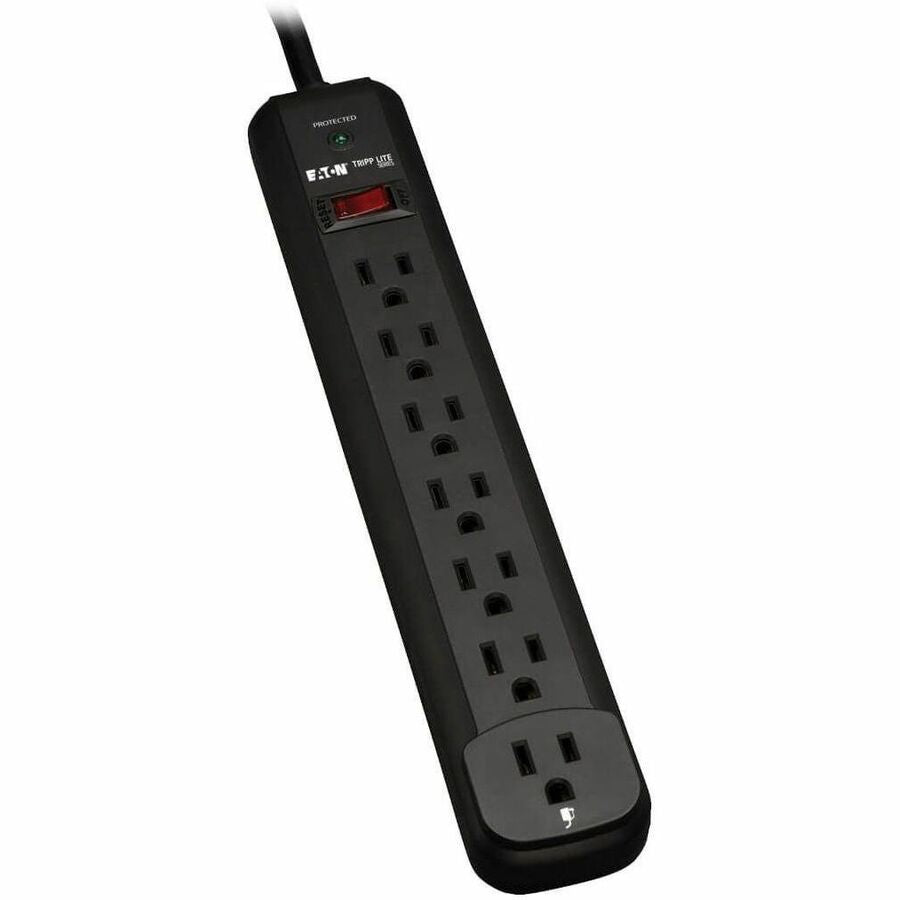 Tripp Lite by Eaton Protect It! 7-Outlet Surge Protector 12 ft. Cord 1080 Joules Diagnostic LED Black Housing