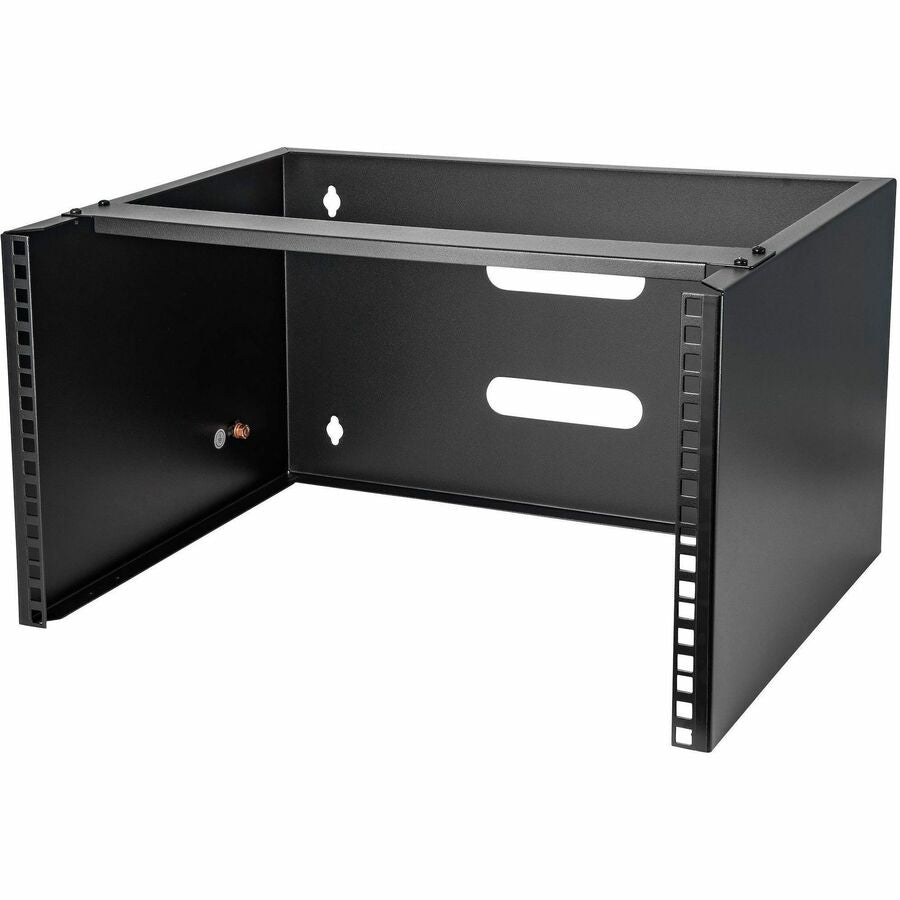 StarTech 6U Wall Mount Rack, 14in Deep, 19 inch Wall Mount Network Rack, Wall Mounting Patch Panel Bracket for Switch/IT Equipment