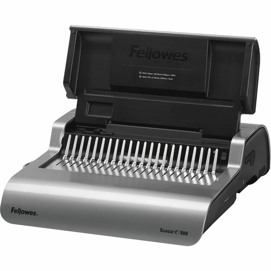 Fellowes Quasar™ E 500 Electric Comb Binding Machine w/ Starter Kit