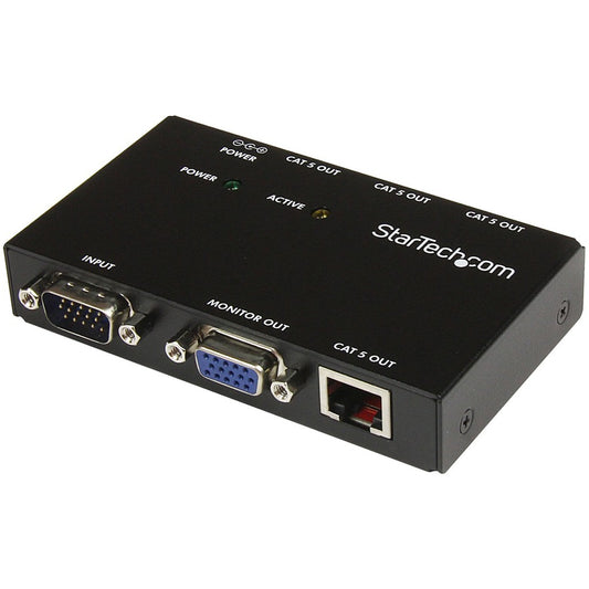 StarTech 4 Port VGA Over CAT5 Video Extender, 450ft (150m), TAA
