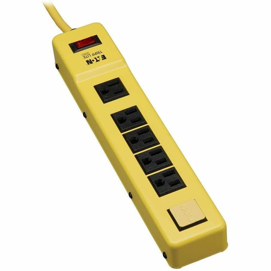 Eaton Tripp Lite Series Power It! 6-Outlet Safety Power Strip, 6 ft. (1.83 m) Cord & Clip, Safety Covers