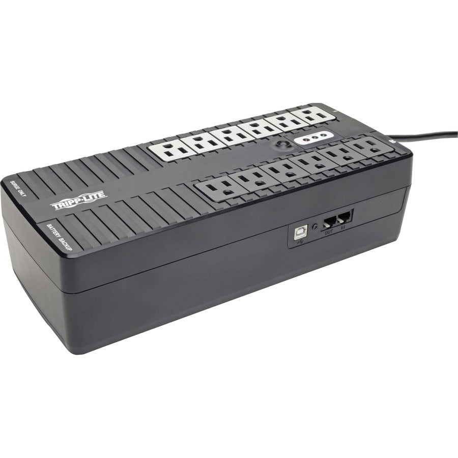 Tripp Lite by Eaton UPS 900VA 480W Standby UPS - 12 NEMA 5-15R Outlets 120V 50/60 Hz 5-15P Plug ENERGY STAR Desktop/Wall