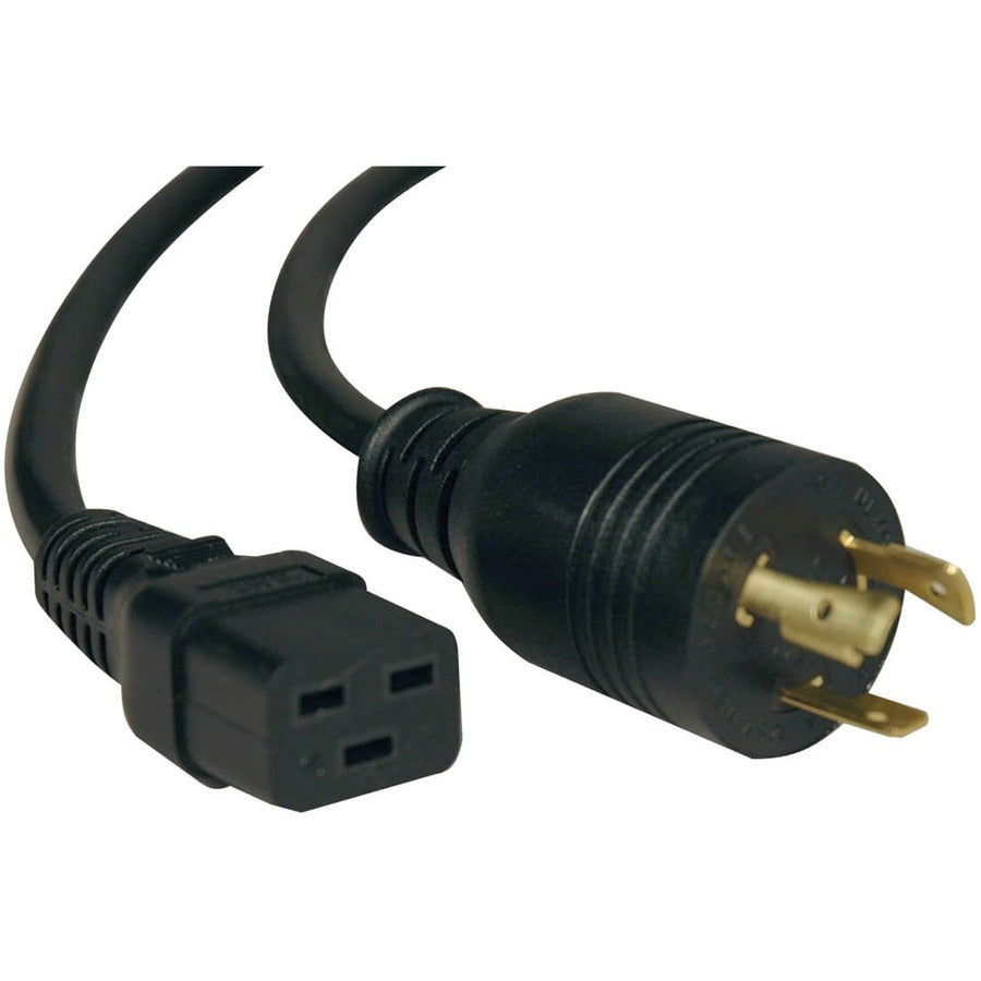 Tripp Lite by Eaton Power Cord C19 to NEMA L5-20P - Heavy-Duty 20A 125V 12 AWG 10 ft. (3.05 m) Black