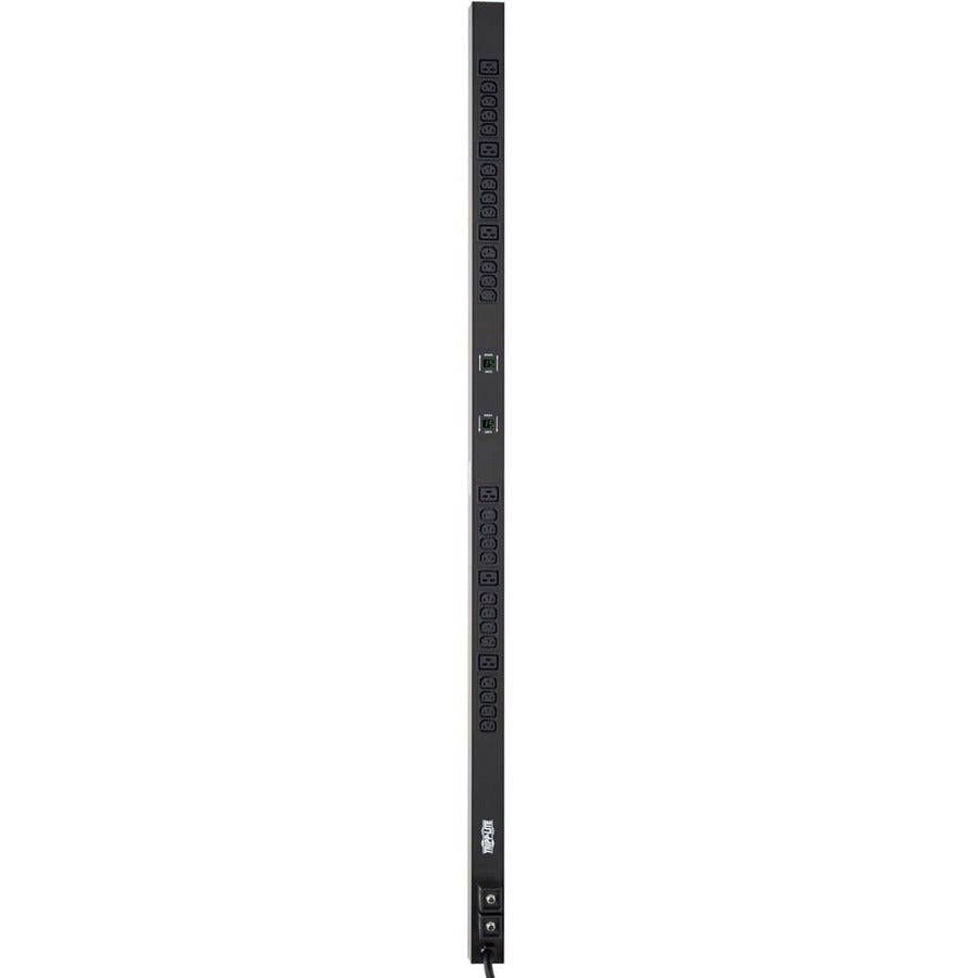 Tripp Lite by Eaton PDU 5.5kW Single-Phase Local Metered PDU 208/230V Outlets (6-C19 & 24-C13) L6-30P 10 ft. (3.05 m) Cord 0U Vertical