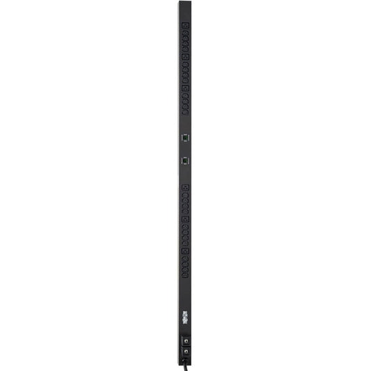 Tripp Lite by Eaton PDU 5.5kW Single-Phase Local Metered PDU 208/230V Outlets (6-C19 & 24-C13) L6-30P 10 ft. (3.05 m) Cord 0U Vertical