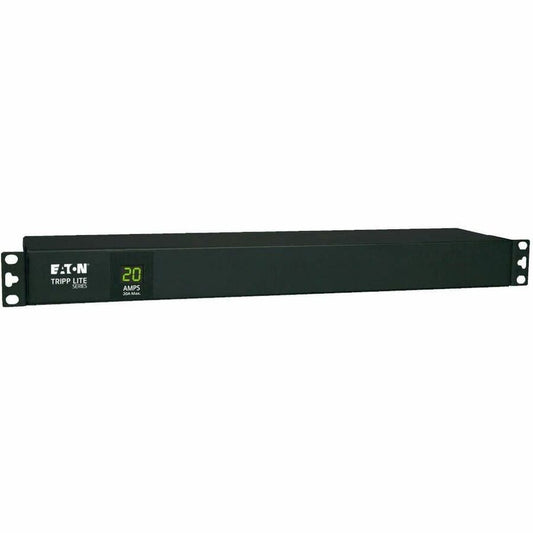 Tripp Lite by Eaton PDU 2.4kW Single-Phase Local Metered PDU 120V (12 5-15/20R) L5-20P / 5-20P 120V Input 15 ft. (4.57 m) Cord 1U Rack-Mount