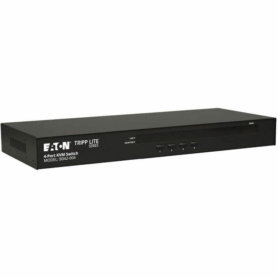 Tripp Lite by Eaton Rackmount KVM Switch 4-Port / USB / PS2 w/ On-Screen Display 1U