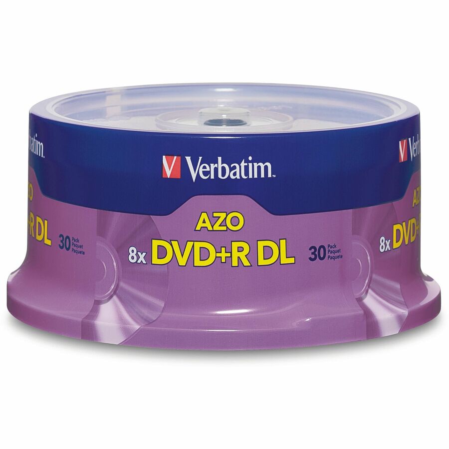 30PK DVD+R DL 8.5GB, 8X BRANDED