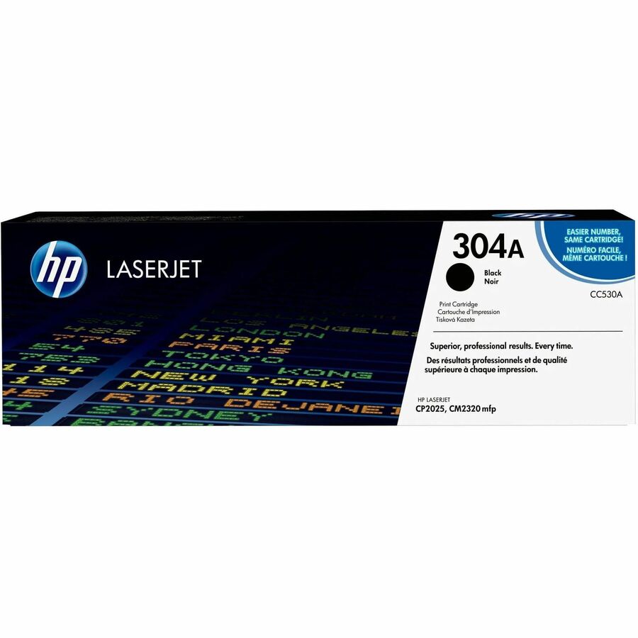 HP 304A Original Standard Yield Laser Toner Cartridge - Single Pack - Black - 1 Each