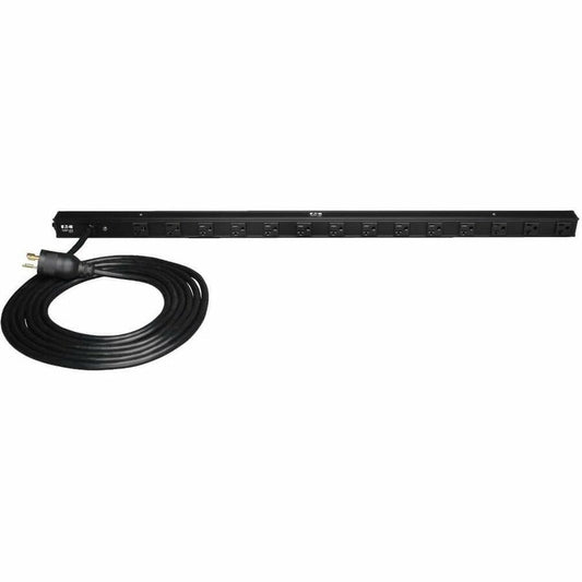 Tripp Lite by Eaton PDU 1.9kW Single-Phase 120V Basic PDU 14 NEMA 5-15/20R Outlets NEMA L5-20P Input with 5-20P Adapter 15 ft. (4.57 m) Cord 0U Vertical