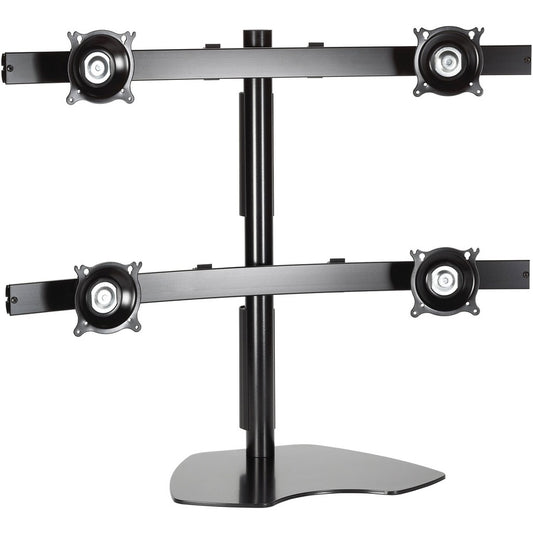 Chief Widescreen Quad Display Desk Mount - For Displays 10-30" - Black