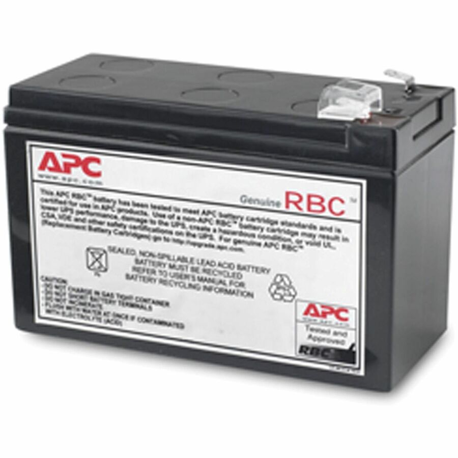 APC Replacement Battery Cartridge, VRLA battery, 7Ah, 12VDC, 2-year warranty