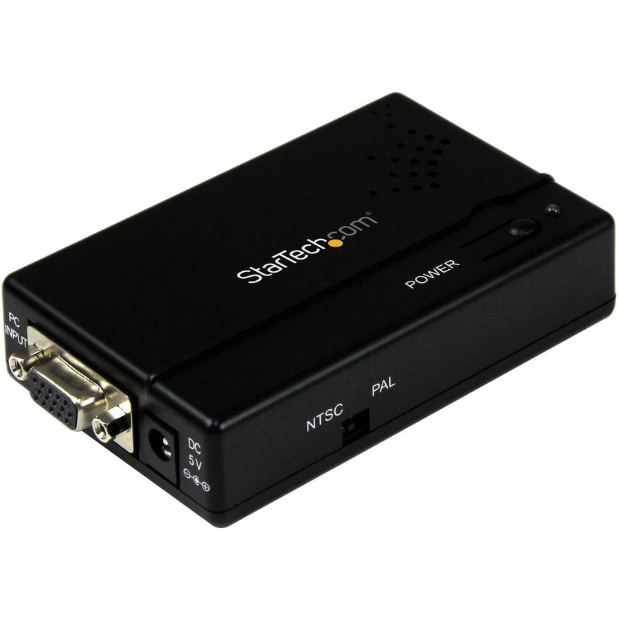 StarTech High Resolution VGA to Composite (RCA) or S-Video Converter, PC to TV, TAA