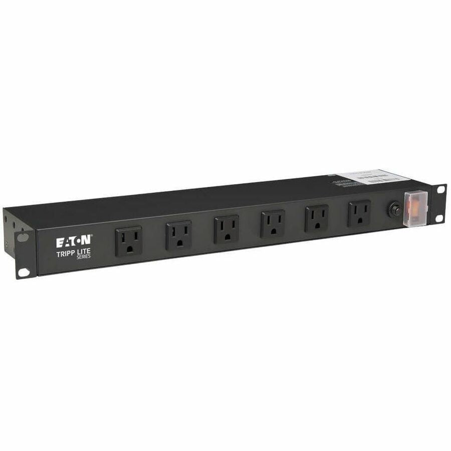 Tripp Lite by Eaton Power Strip Rackmount Metal 120V 5-15R Right Angle 12 Outlet 1U