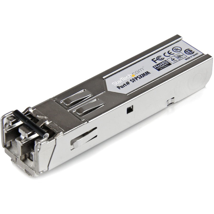StarTech MSA Uncoded SFP Module, 1000BASE-SX, 1GE Gigabit Ethernet SFP 1GbE Multi Mode Fiber (MMF) Optic Transceiver, 550m DDM, TAA