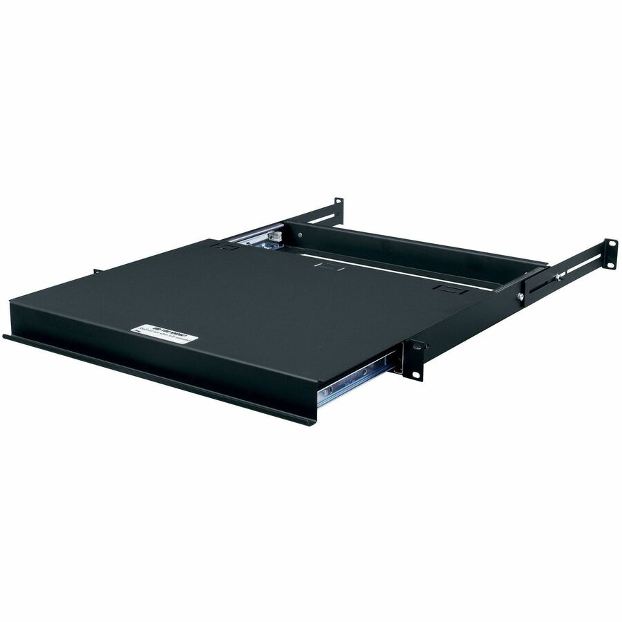 Middle Atlantic 1RU Sliding Rack Mount Shelf - 15.67in Depth - Black