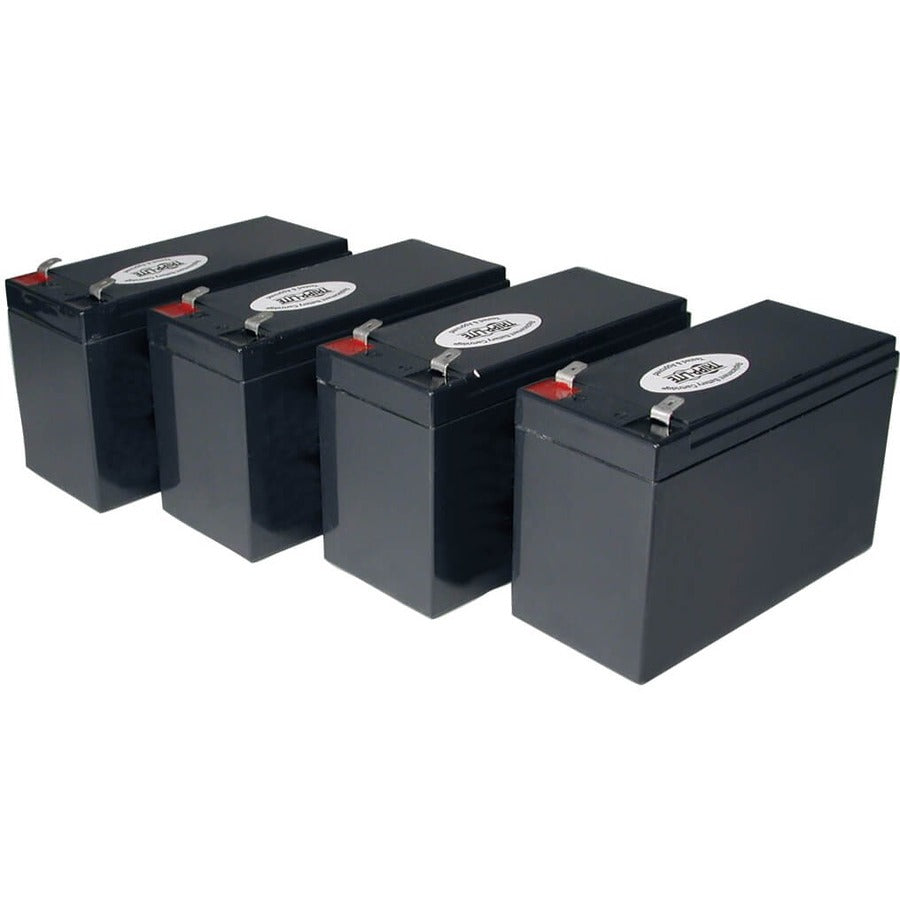 Eaton Tripp Lite Series 4x 12V 9AH UPS Replacement Battery Cartridge Kit for Select Best, Powerware, Liebert and Other UPS