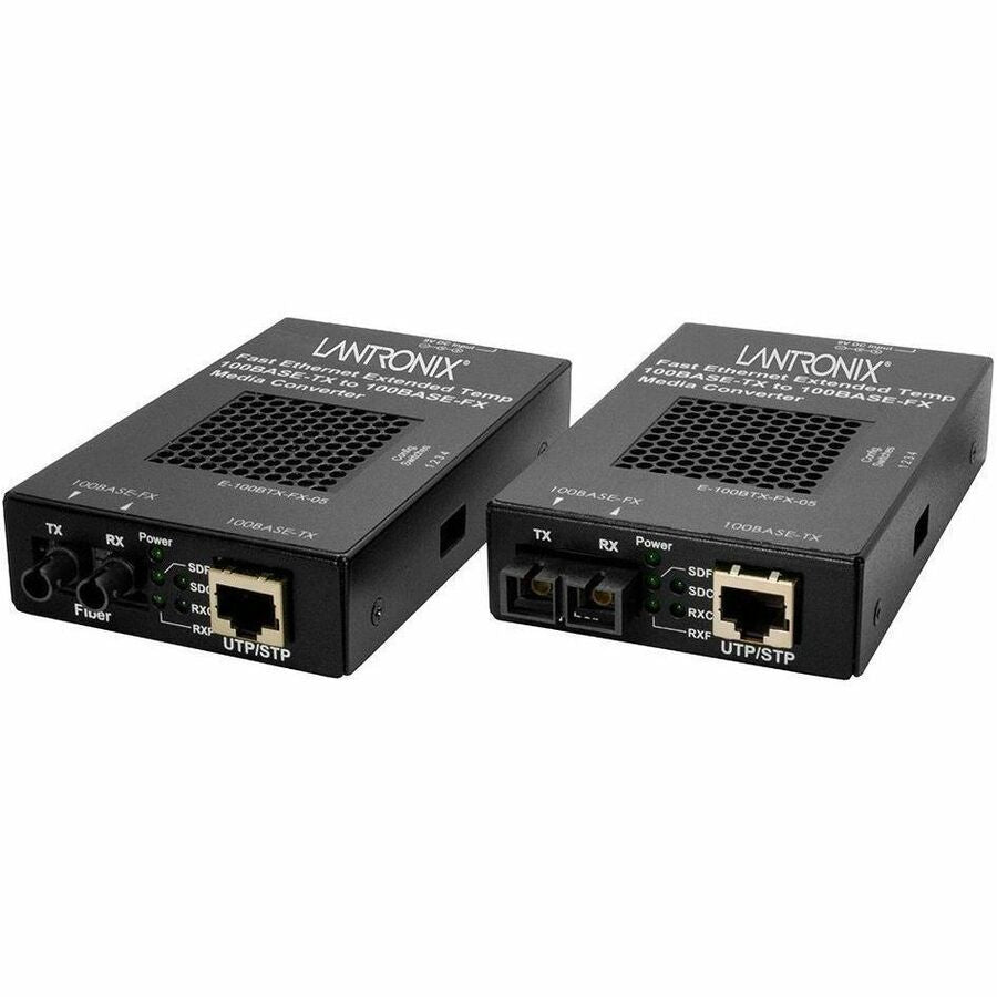 100Base-TX RJ-45 [100 m/328 ft.] to 100Base-FX 1300nm multimode SC [2 km/1.2 mi.] Link Budget: 11.0 dB