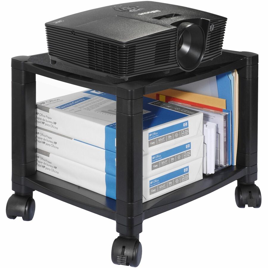 Kantek 2-Shelf Mobile Height-Adjustable Printer/Fax Stand