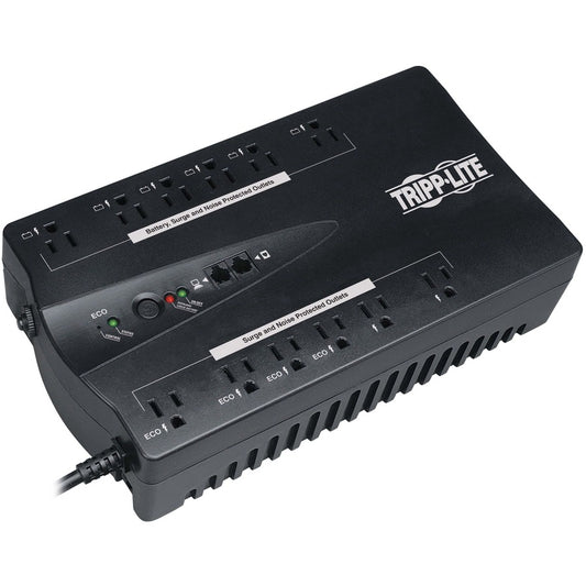 Tripp Lite by Eaton UPS TAA-Compliant ECO Series 120V 750VA 450W Energy-Saving Standby UPS with USB port and 12 Outlets