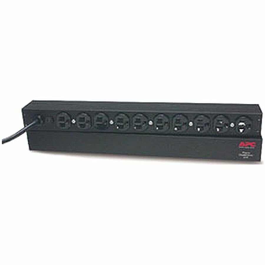 APC NetShelter Basic Rack PDU, 1U, 15A, 120V, 10 NEMA 5-15 outlets