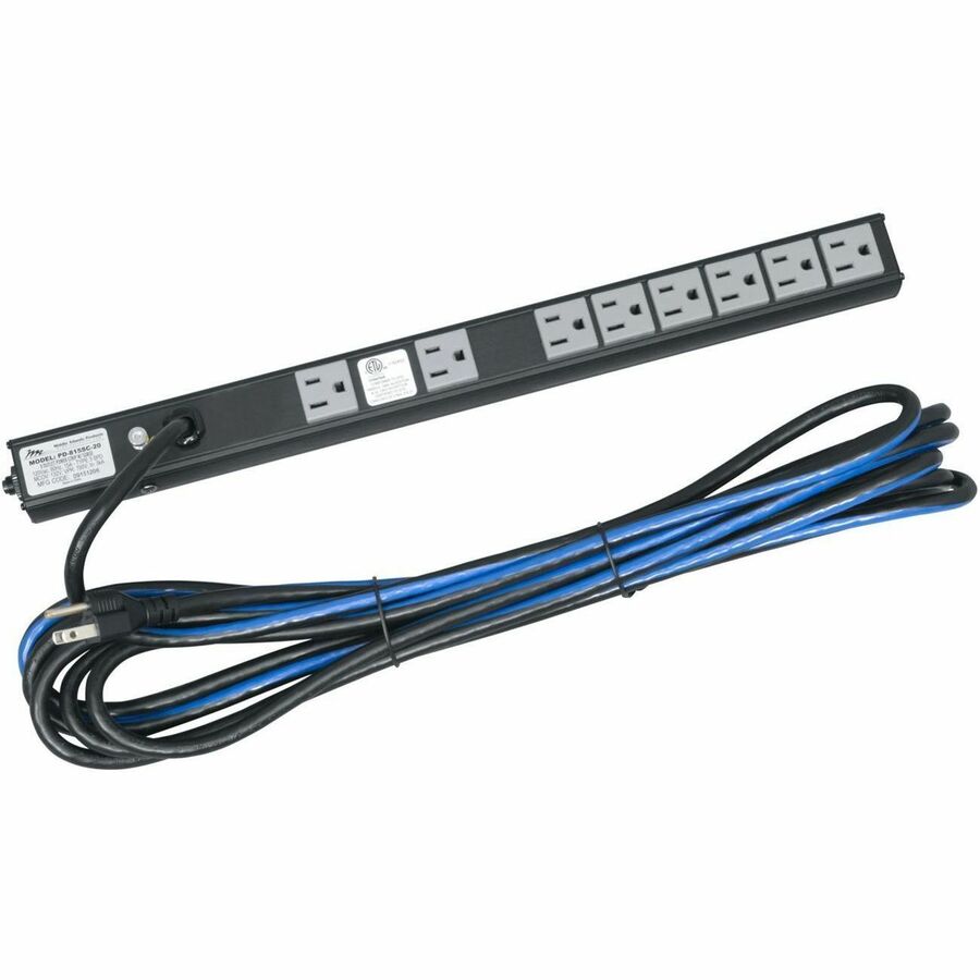 Middle Atlantic PD Slim High-Density 15 Amp Vertical Power Strip - No Surge Protection