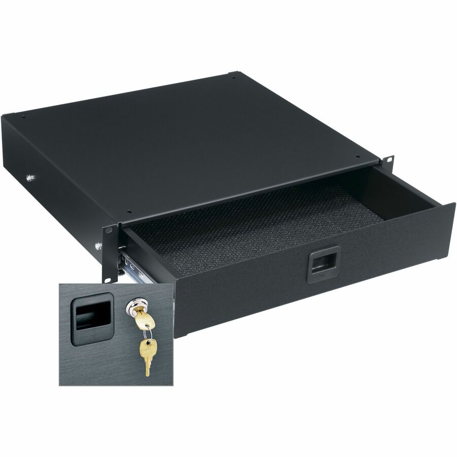 Middle Atlantic Heavy Duty Rack Mount Drawer - Textured Face with Lock