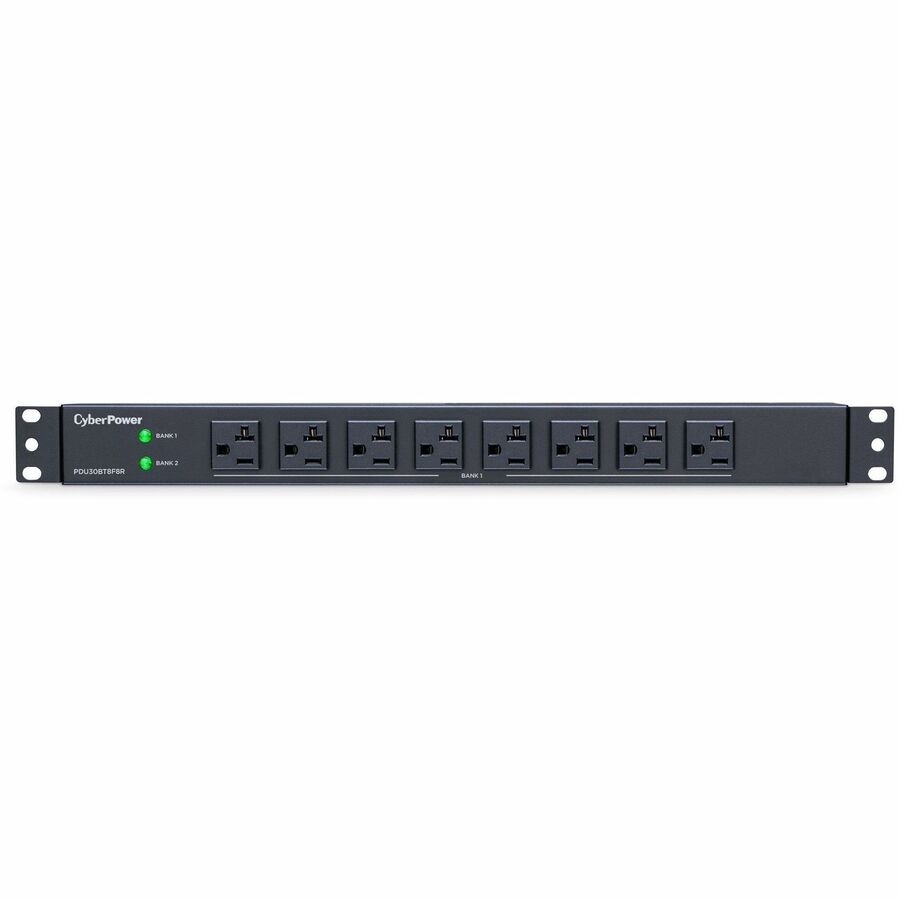CyberPower PDU30BT8F8R Single Phase 100 - 125 VAC 30A Basic PDU