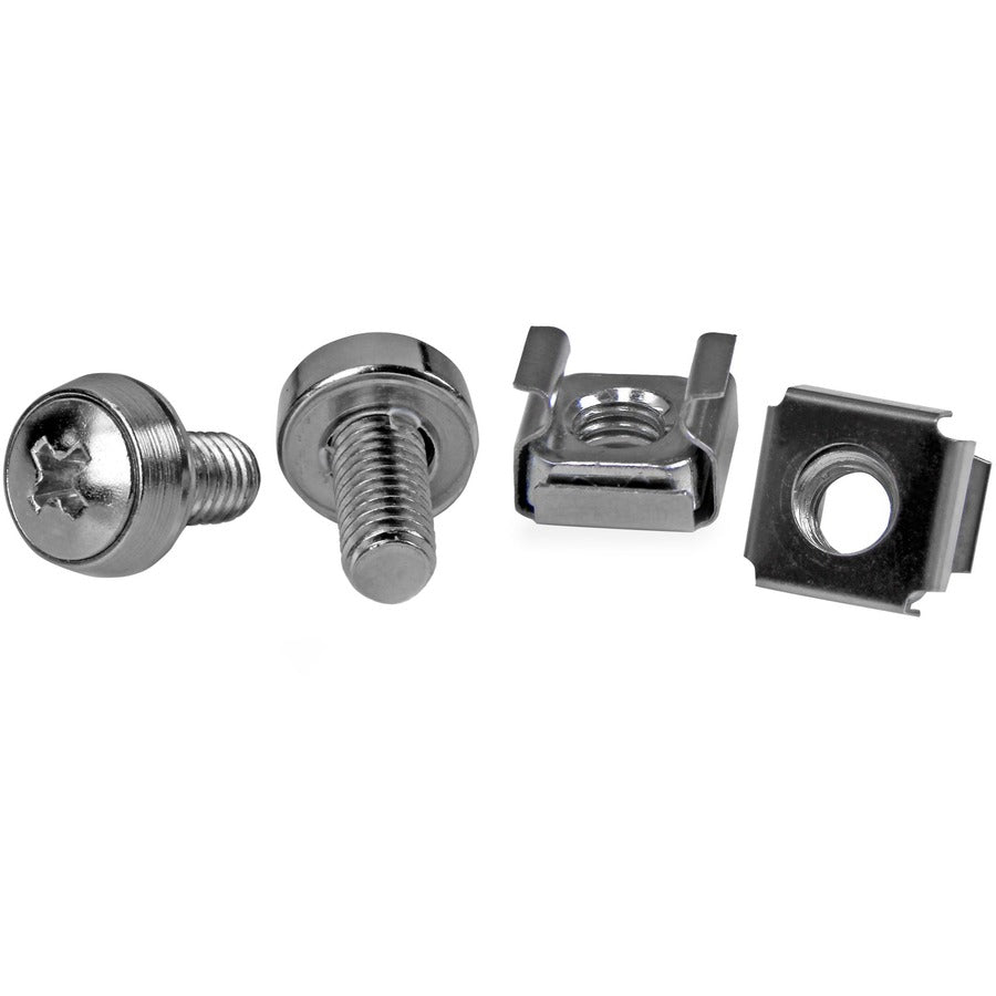 StarTech 50 Pkg M6 Mounting Screws and Cage Nuts, TAA