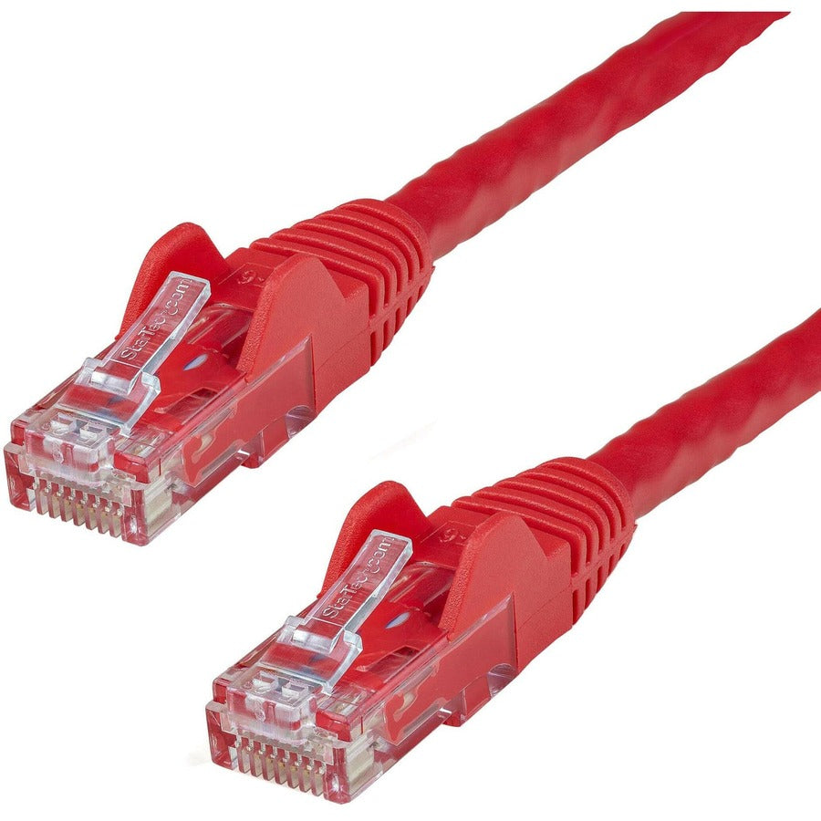 StarTech 75ft CAT6 Ethernet Cable - Red Snagless Gigabit - 100W PoE UTP 250Mhz Category 6 Patch Cord UL Certified Wiring/TIA