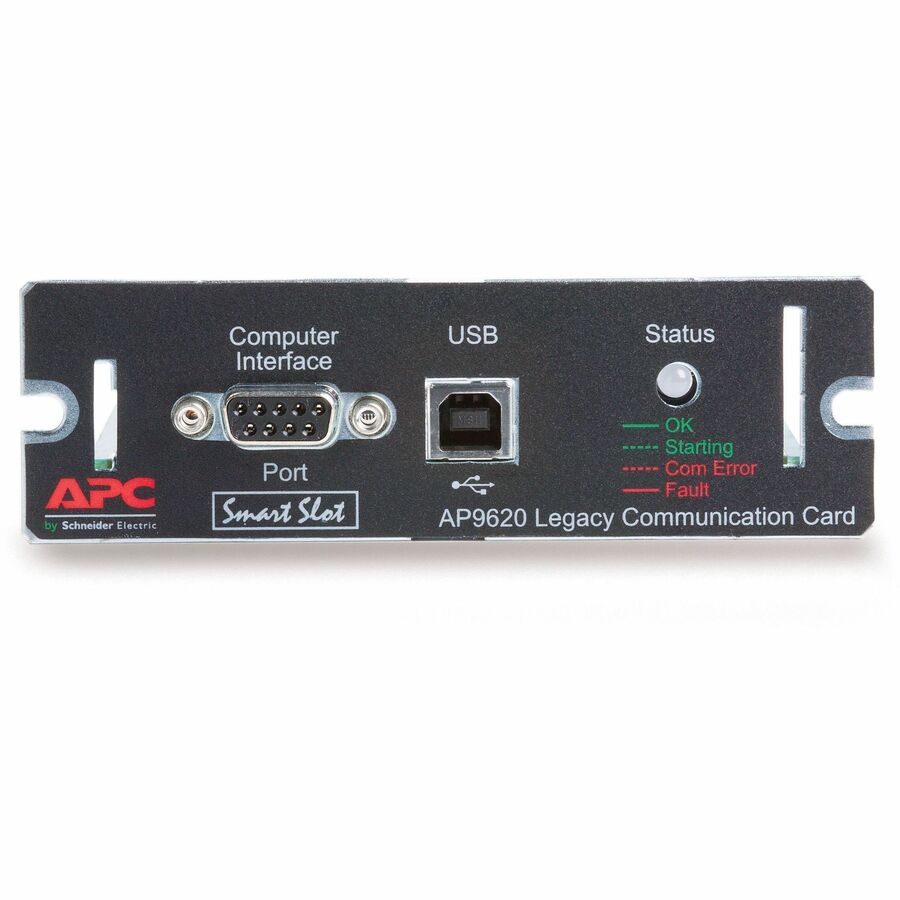 Schneider Electric Protocol translation to UPS-Link, Management Options, Legacy Communications SmartSlot Card, UPS support for UPSLink protocol serial communications
