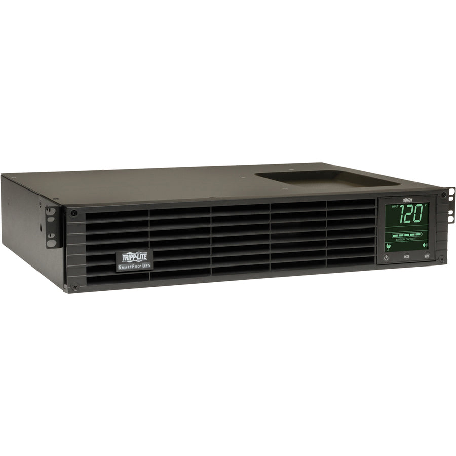 Tripp Lite by Eaton UPS SmartPro 1500VA 1350W 120V Line-Interactive Sine Wave UPS - 8 Outlets Network Card Option LCD USB DB9 2U Rack/Tower