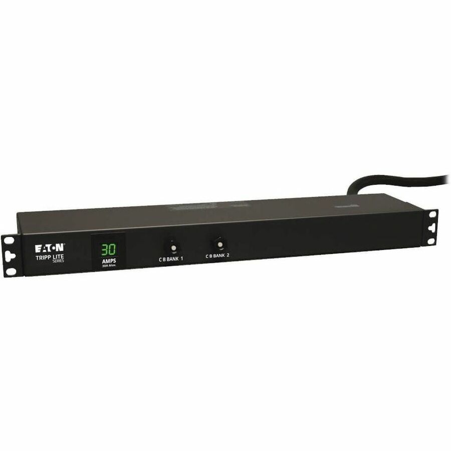 Tripp Lite by Eaton PDU 2.9kW Single-Phase Local Metered PDU 120V Outlets (12 5-15/20R) L5-30P 15 ft. (4.57 m) Cord 1U Rack-Mount