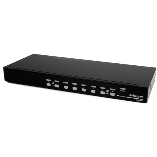StarTech 8 Port 1U Rackmount DVI USB KVM Switch, TAA