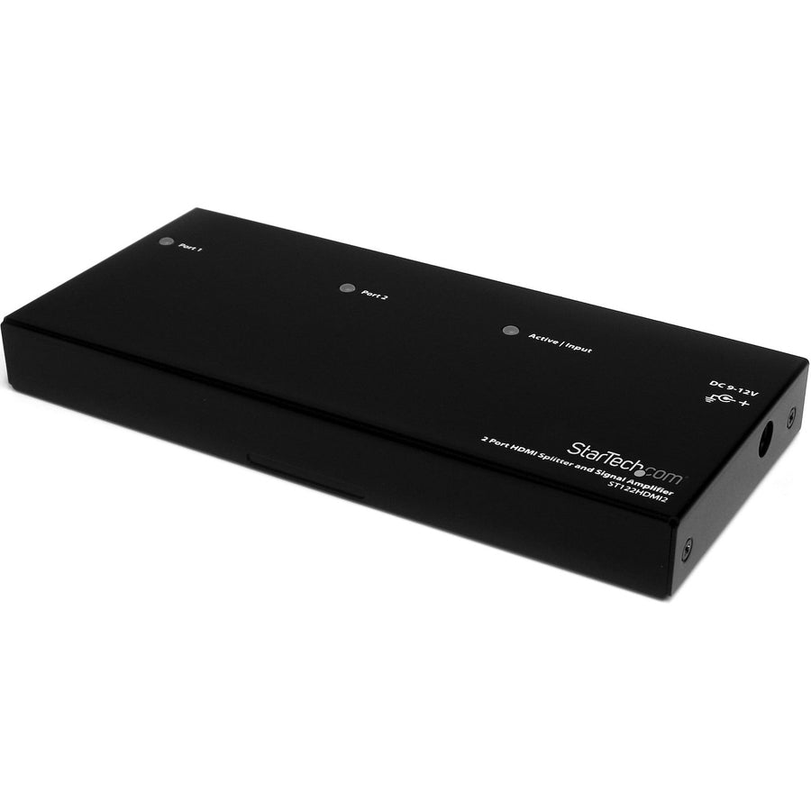 StarTech HDMI Splitter 1 In 2 Out - 1080p - 2 Port - Signal Amplifier - Rugged - HDMI Multi Port - HDMI Audio Splitter, TAA