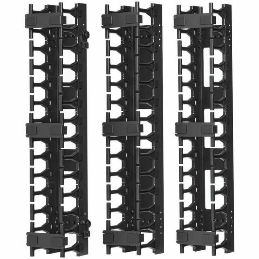 Tripp Lite by Eaton SmartRack 3-in. (7.62 cm) Wide High Capacity Vertical Cable Manager - Double finger duct