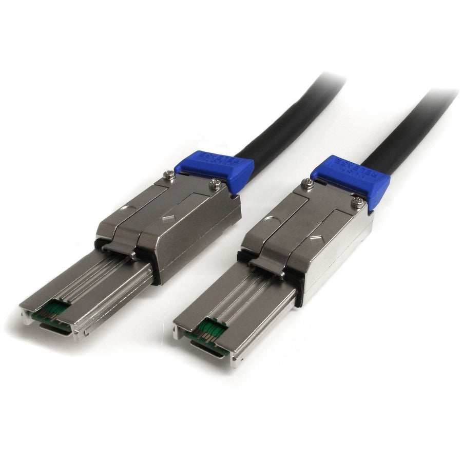 StarTech 2m External Mini SAS Cable, Serial Attached SCSI SFF-8088 to SFF-8088, TAA