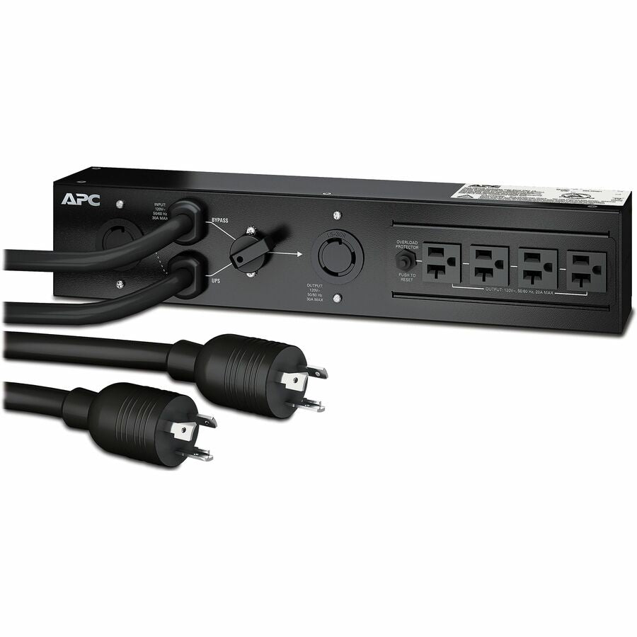 APC Service Bypass PDU, 120V 30AMP W/ (4) NEMA 5-20R AND (1) L5-30R