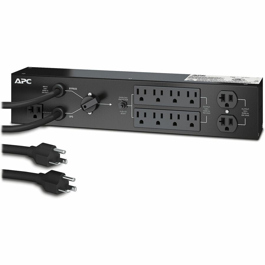 APC Service Bypass PDU, 120V 20AMP W/ (8) NEMA 5-15R AND (2) 5-20R