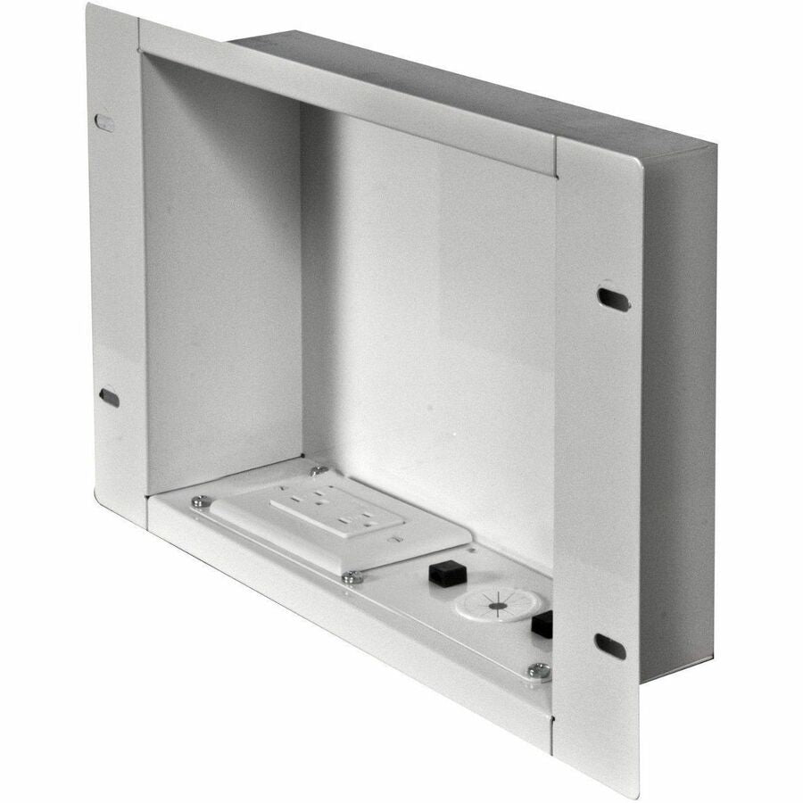 Peerless-AV&reg; In-Wall Accessory Box with 125V Duplex Power Receptacle