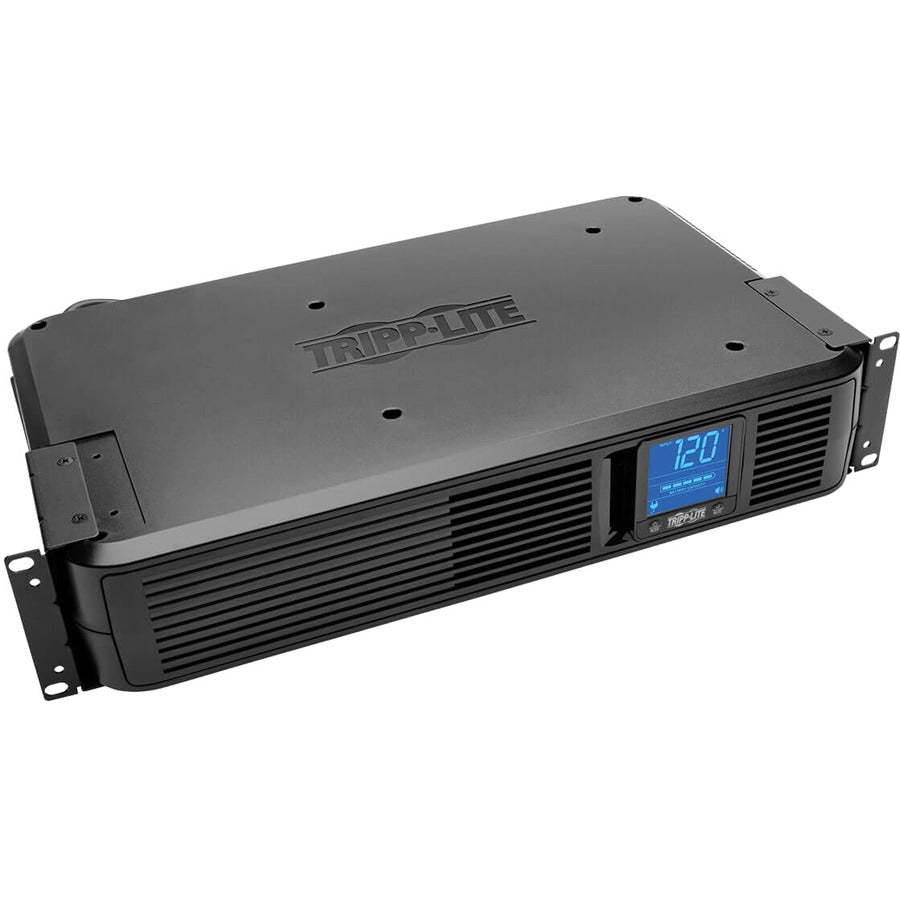 Tripp Lite by Eaton UPS SmartPro LCD 120V 1500VA 900W Line-Interactive UPS AVR Extended Runtime 2U Rack/Tower LCD USB DB9 8 Outlets